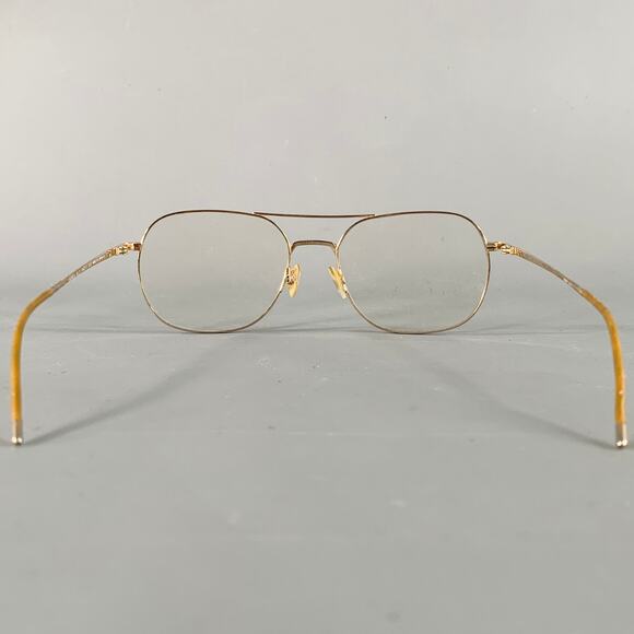 GOTTI Gold Metal Aviator Eyewear Frames - Picture 3 of 6